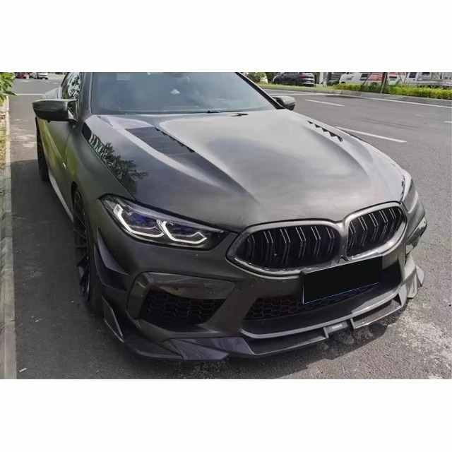 For  M8 Dry Carbon Fiber YG Hood Body Kit  M8 Upgrade YG Dry Carbon Vented Hood